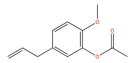 3-Allyl-6-methoxyphenyl acetate